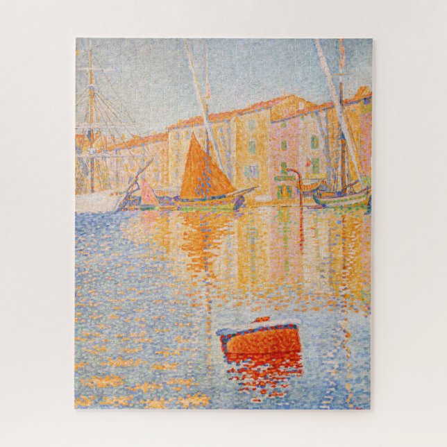 Quebra-cabeça Paul Signac - A Boia Vermelha, Santo-Tropez (Vertical)
