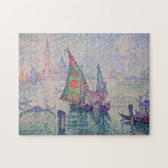 Quebra-cabeça Paul Signac - A vela verde (Horizontal)