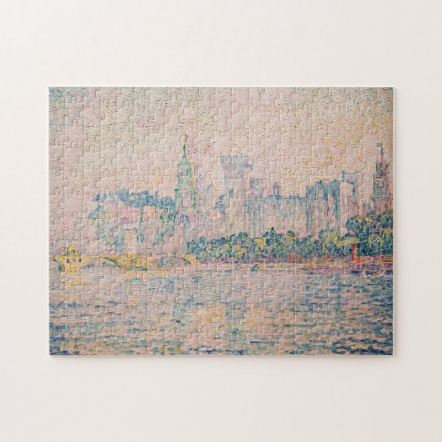 Quebra-cabeça Paul Signac - Avinhão, Manhã (Horizontal)