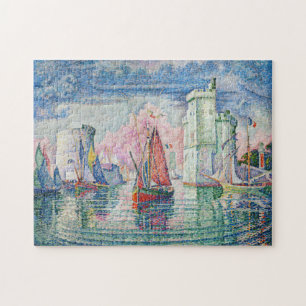 Quebra-cabeça Paul Signac - Entrada do Porto de La Rochelle