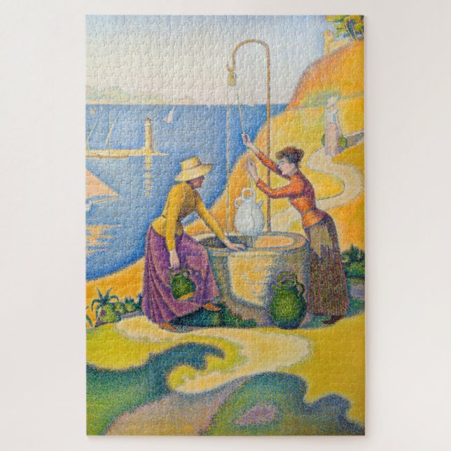 Quebra-cabeça Paul Signac - Mulheres no Bem (Vertical)