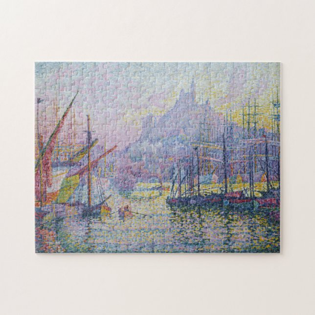 Quebra-cabeça Paul Signac - Notre-Dame-de-la-Garde, Marselha (Horizontal)