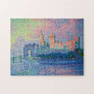 Quebra-cabeça Paul Signac - O Palácio Papal, Avinhão