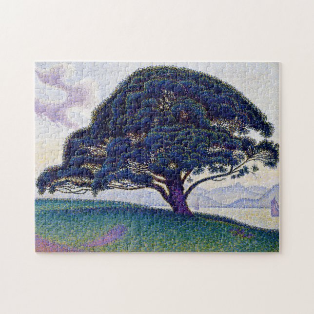 Quebra-cabeça Paul Signac - O Pinheiro Bonaventure (Horizontal)