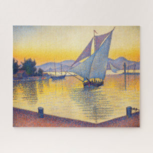 Quebra-cabeça Paul Signac - O Porto ao Pôr-do-Sol, Opus 236
