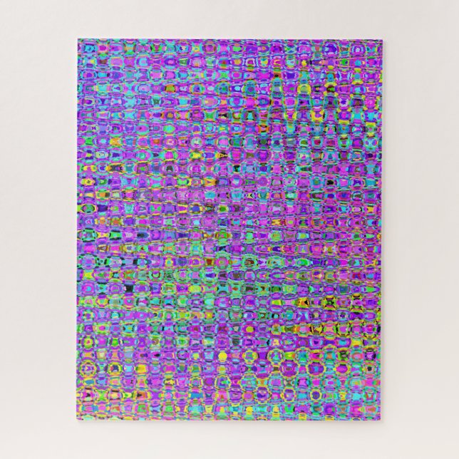Quebra-cabeça Pavão-roxo (Vertical)