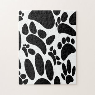 Quebra-cabeça Pawprint do abstrato