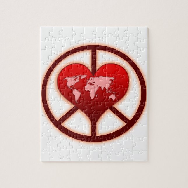 Quebra-cabeça Paz de mundo (Vertical)