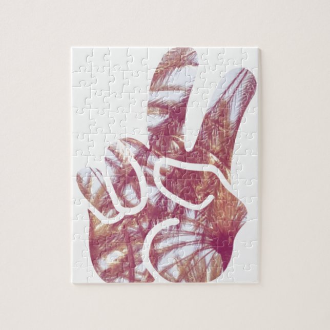 Quebra-cabeça Paz e palmeiras (Vertical)