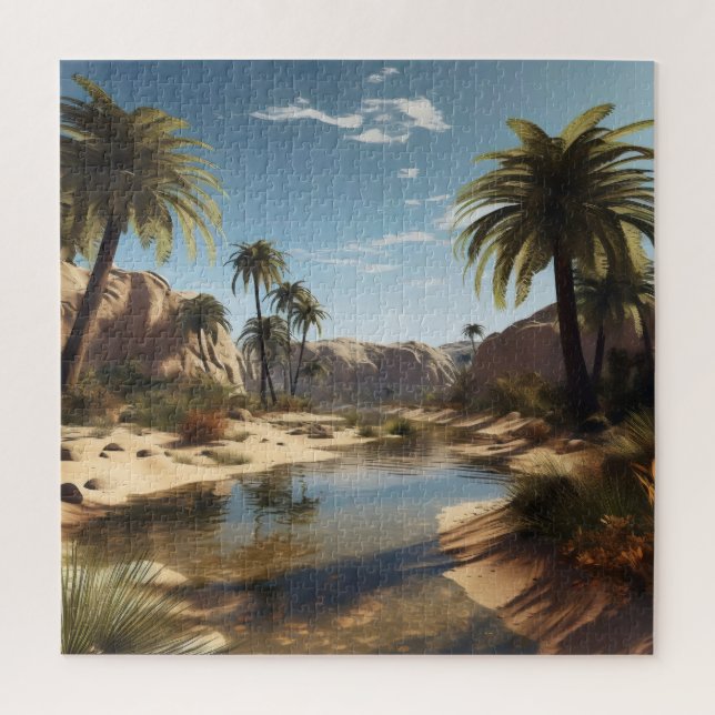 Quebra-cabeça Peaceful Oasis (Vertical)