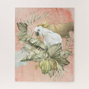 Quebra-cabeça Peach Grunge Cockatoo Jigsaw Puzzle