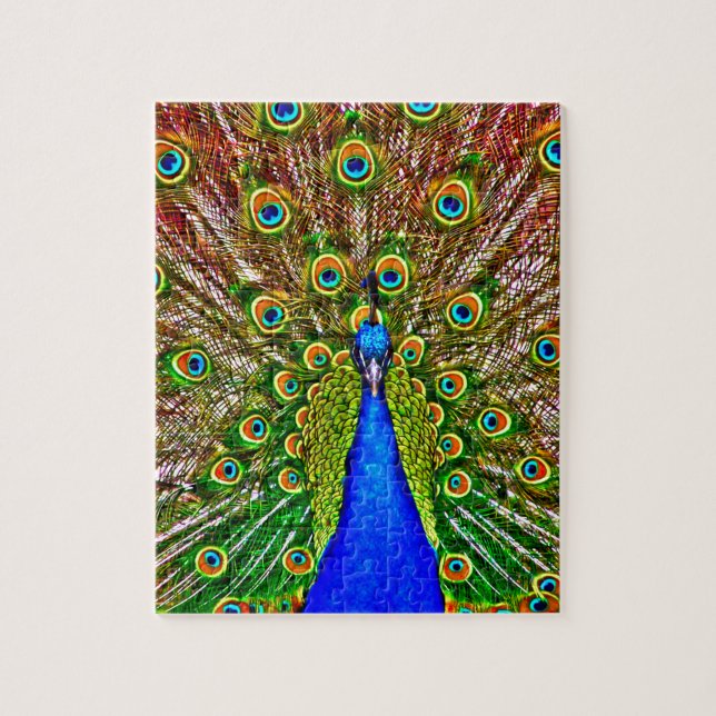 Quebra-cabeça Peacock (Vertical)