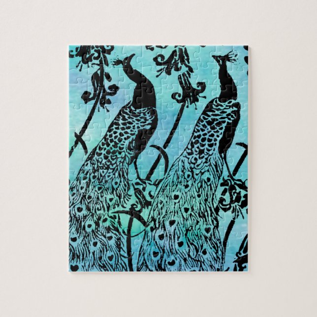 Quebra-cabeça Peacocks (Vertical)