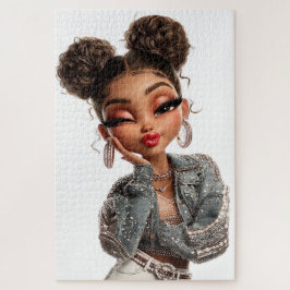 Quebra-cabeça Pearl Pout Glam Girl Puzzle