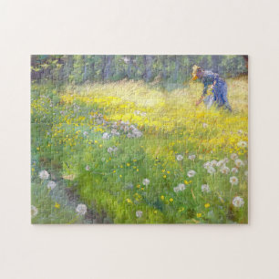 Quebra-cabeça Peder Severin Kroyer - Marie Kroyer no Jardim