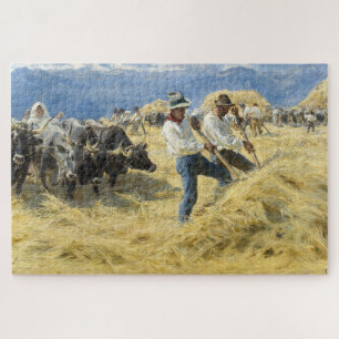 Quebra-cabeça Peder Severin Kroyer - Threshing in the Abruzzi