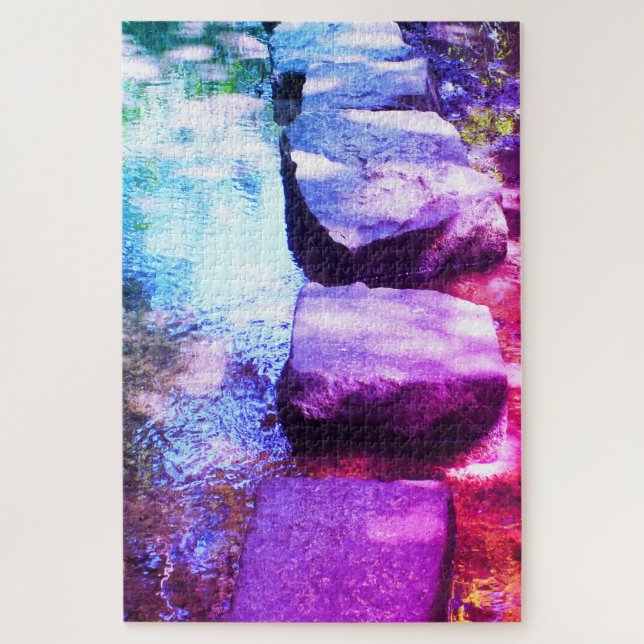 Quebra-cabeça PEDRAS EM UM stream (Vertical)