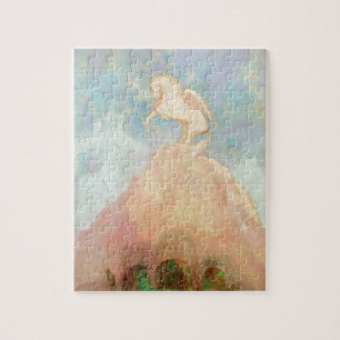 Quebra-cabeça Pegasus branco, c.1908 (óleo em canvas)