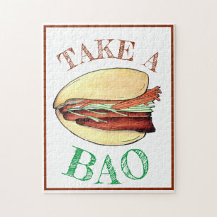 Quebra-cabeça PEGUE UMA Comida BAO BAO Bun Chinês de Taiwan
