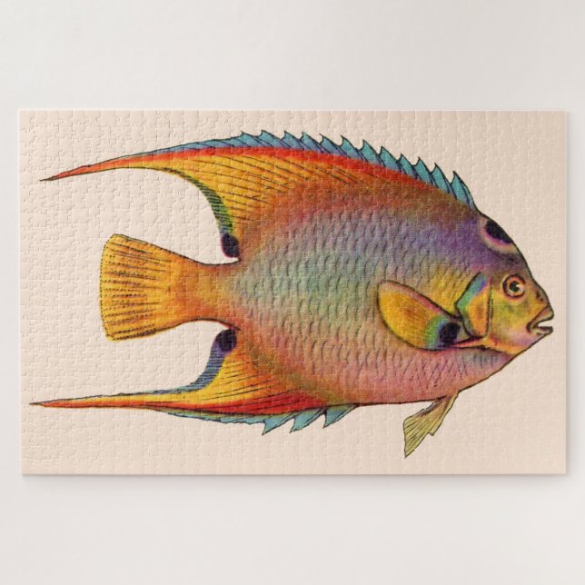 Quebra-cabeça peixe-anjo (Horizontal)
