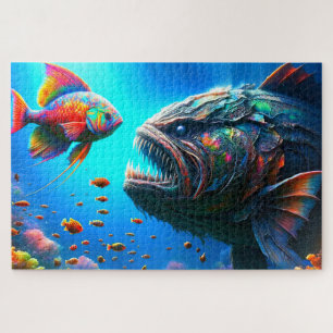Quebra-cabeça Peixe Art