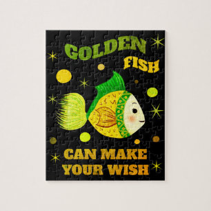 Quebra-cabeça Peixe Mágico do Desejo Dourado