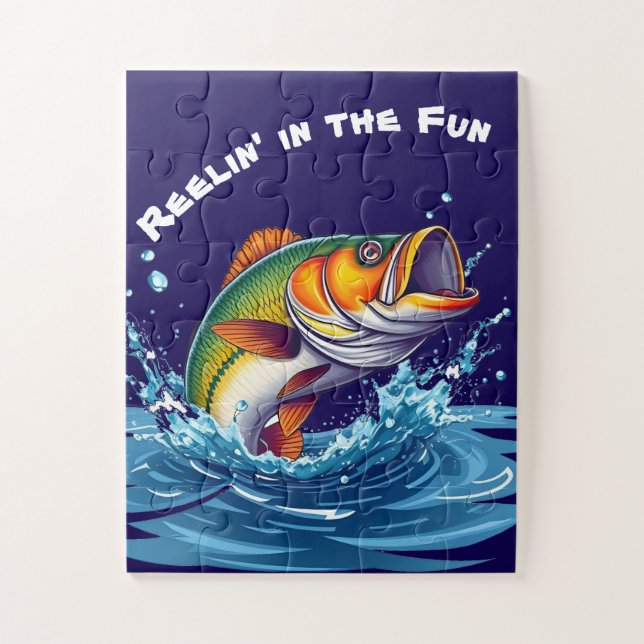 Quebra-cabeça Peixes de água-Reelin na diversão (Vertical)