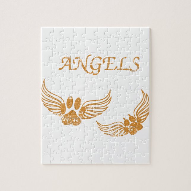 Quebra-cabeça Peixes de Animais de Companhia Anjo Distantes (Vertical)