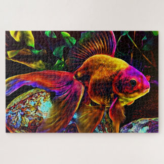 Quebra-cabeça Peixes dourados