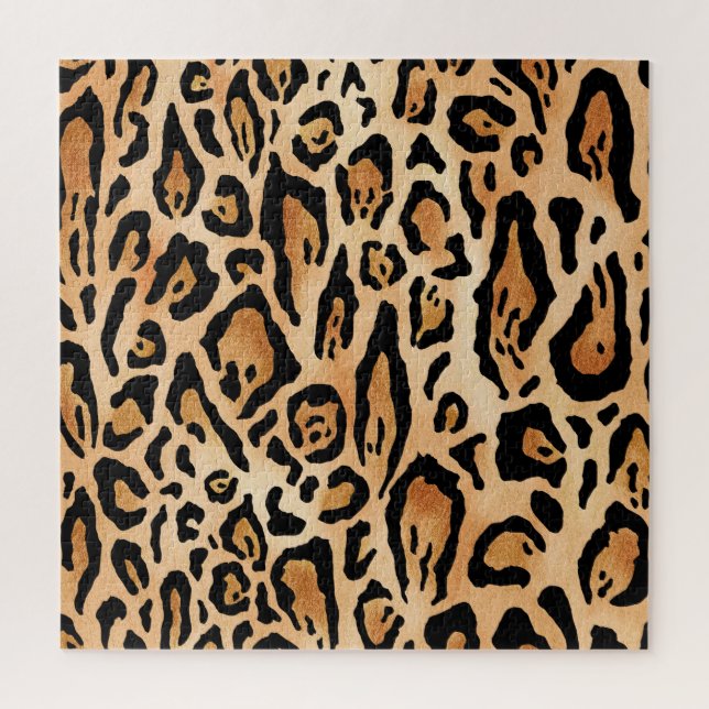 Quebra-cabeça Pele-Leopardo: Padrão Sem-Olho Eterno (Vertical)