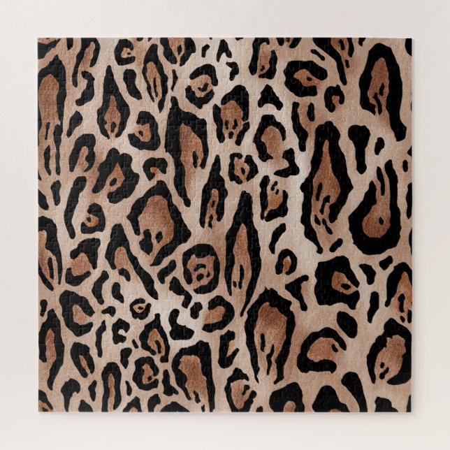 Quebra-cabeça Pele-leopardo: padrão uniforme. (Vertical)