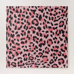 Quebra-cabeça Pele-leopardo: textura perfeita da safra