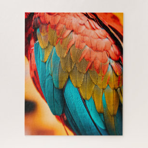 Quebra-cabeça Penas do Papagaio Macaw Fechadas