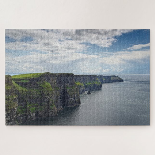 Quebra-cabeça Penhascos da costa de Moher em Ireland (Horizontal)