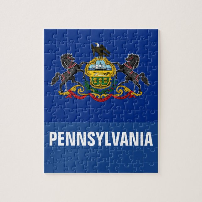 QUEBRA-CABEÇA PENNSYLVANIA FLAG (Vertical)