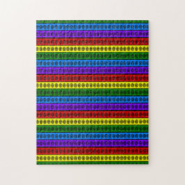 Quebra-cabeça Pentáculos do Rainbow Pagan