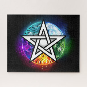 Quebra-cabeça Pentagrama do Wiccan