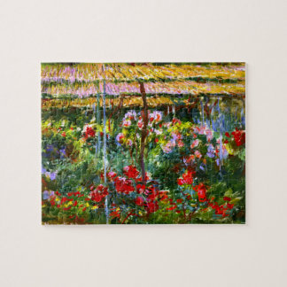 Quebra-cabeça Peony Garden Claude Monet Fine Art