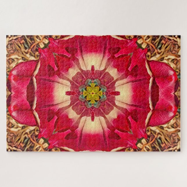 Quebra-cabeça Peony Hearts (Horizontal)