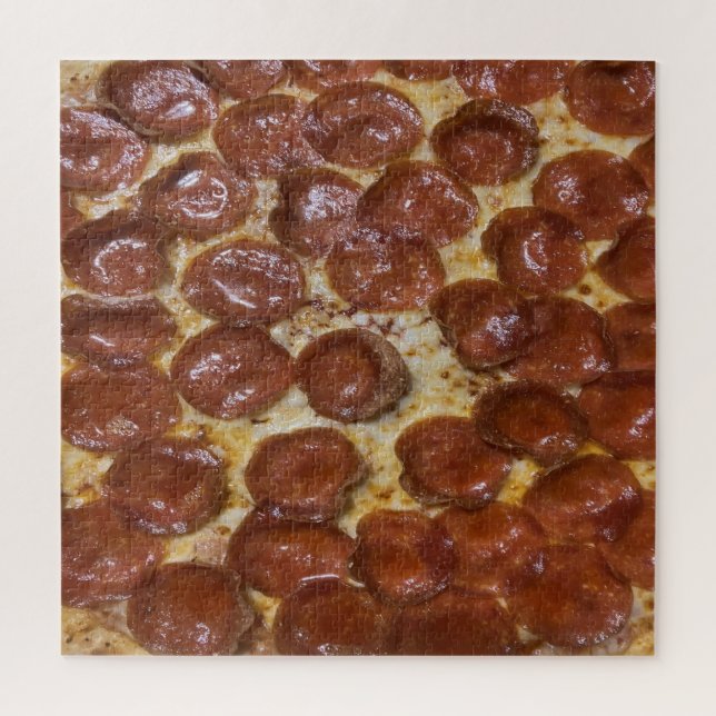 Quebra-cabeça Pepperoni Pizza (Vertical)