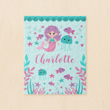 Pequenas Crianças Personalizadas De Sereia Bonita