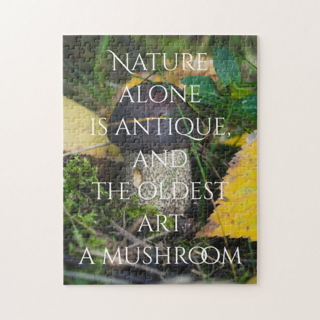 Quebra-cabeça Pequeno cogumelo bonito (Vertical)