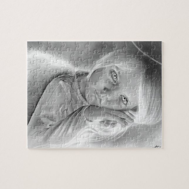 Quebra-cabeça pequeno do anjo do céu (Horizontal)