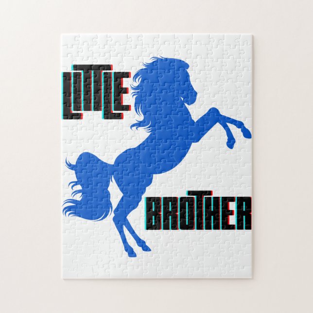Quebra-cabeça Pequeno Irmão Cavalo Rurgindo (Vertical)