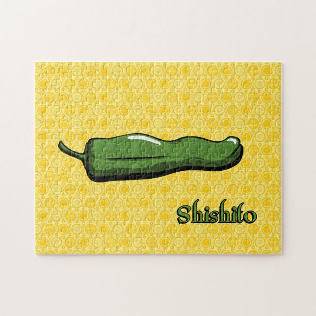 Quebra-cabeça Pequeno Puzzle de Pimenta Shishito (Horizontal)