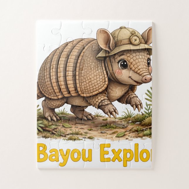 Quebra-cabeça Pequenos Exploradores do Bayou Armadillo Quebra-Ca (Vertical)