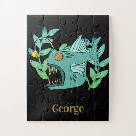 Quebra-cabeça Pequenos Meninos Peixes De Oceano Fresco