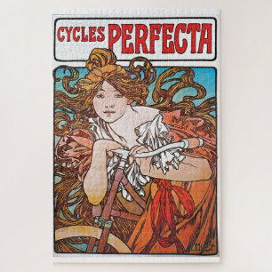 Quebra-cabeça Perfect Cycle Alphonse Mucha Art Nouveau