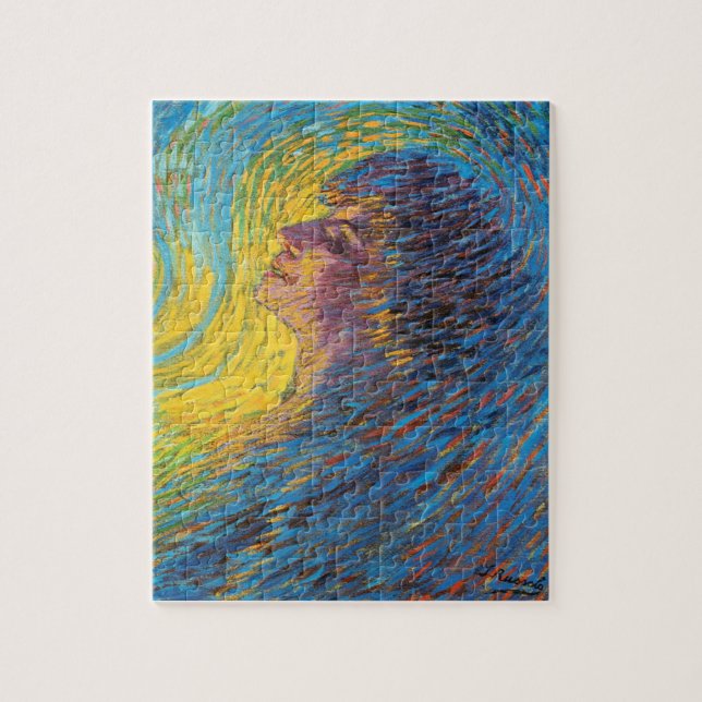 Quebra-cabeça Perfume (Retrato feminino) (por Luigi Russolo) (Vertical)
