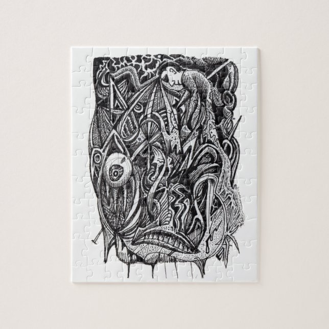 Quebra-cabeça Perfurado, por Brian Benson (Vertical)